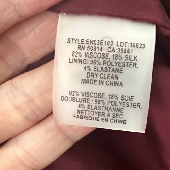 NWT Elie Tahari Ombre Velvet Orange Purple Blazer Size 6 - Picture 12 of 15